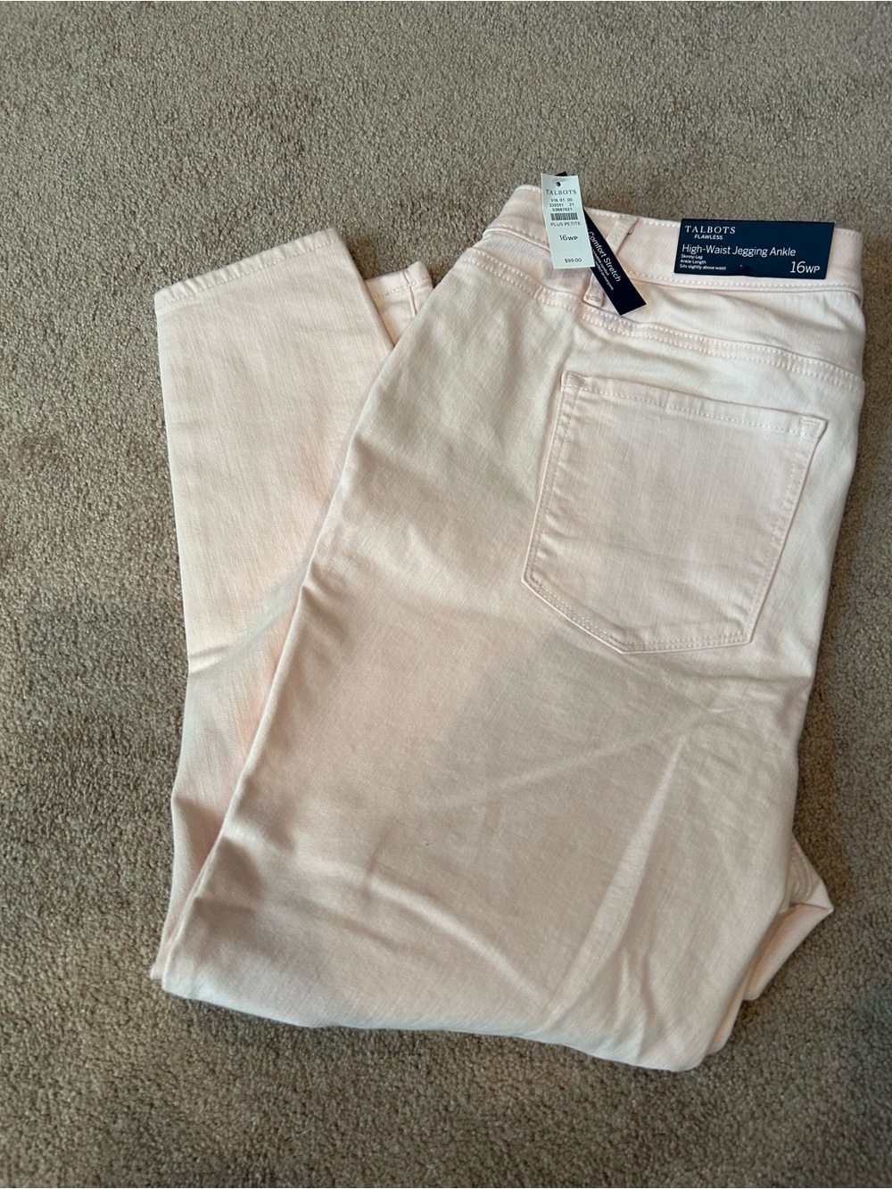 Talbots Soft Blush High-Waist Jeggings